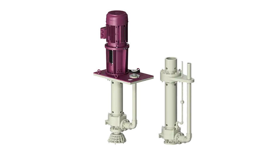 Fiberglass centrifugal sump pumps