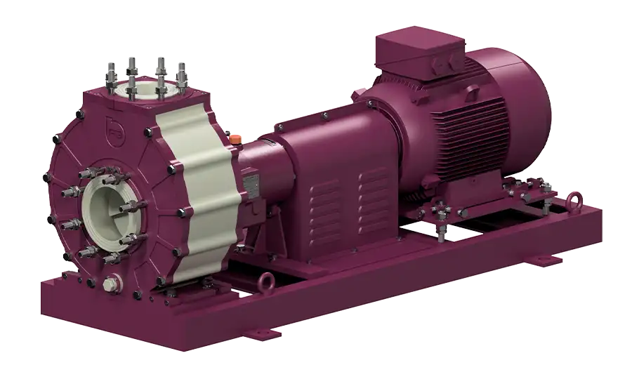 Horizontal centrifugal pumps with mechanical seal