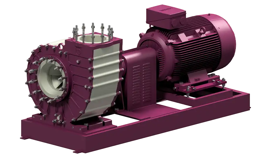 Horizontal centrifugal pumps with mechanical seal